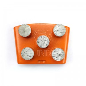 5 button metal bond HTC quick change diamond grinding tools