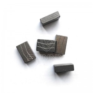 Granit Taş Blokları Kesmek İçin 1200mm Elmas Segmenti