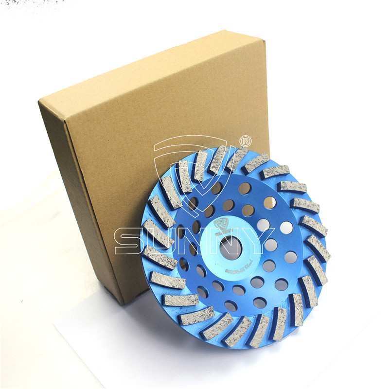 7 Inch Turbo Segmented Concrete Grinding Wheel For Sale