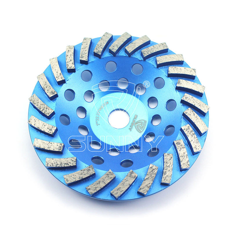 7 Inch Turbo Segmented Concrete Grinding Wheel For Sale Featured Image