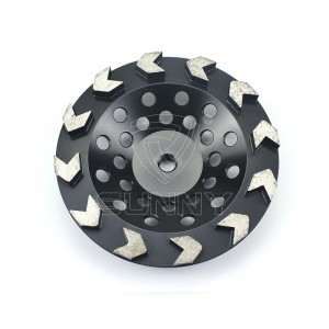 Tipe Panah 7 Inch Beton Grinding Disc Cup Wheel