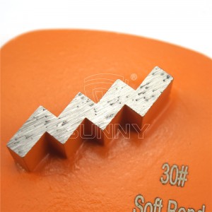 Ang Stair Type Segment Diamond Grinding Disc Para sa Lavina Grinding Machines