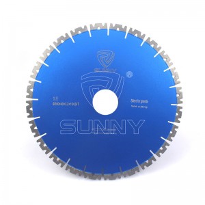 14-дюймовый быстрорежущий гранитный алмазный пильный диск с W-сегментами