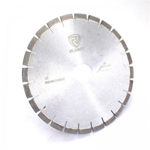 Disco de diamante silencioso Arix de 350 mm para cortar granito