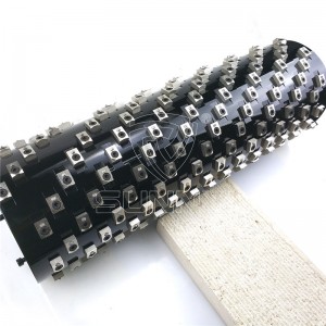 ຄວາມຍາວ 600mm Scratching Bush Hammer Roller ສໍາລັບເຄື່ອງ Calibration