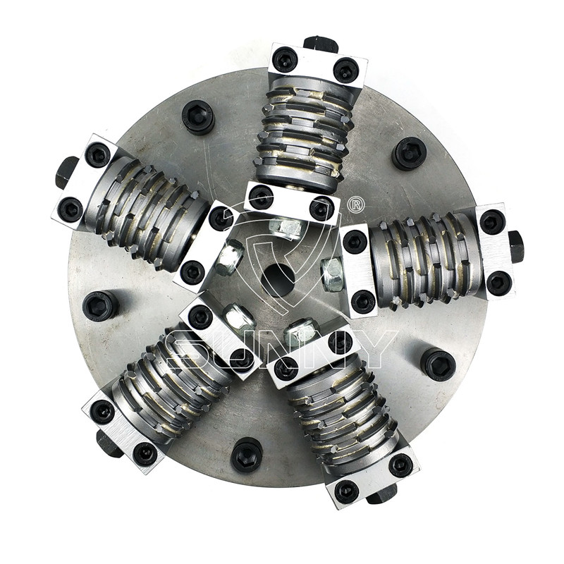 250mm Double Layer Bush Hammer Plate With 5 Multiline Heads Featured Image