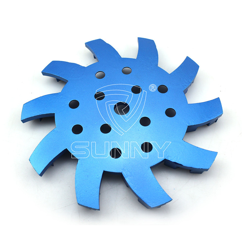 10 Inch (250mm) Arrow Type Diamond Grinding Wheel For Grinding Concrete
