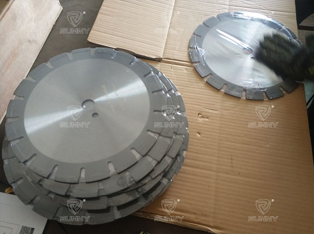 Discos de corte de diamante de asfalto de 300 mm e 350 mm