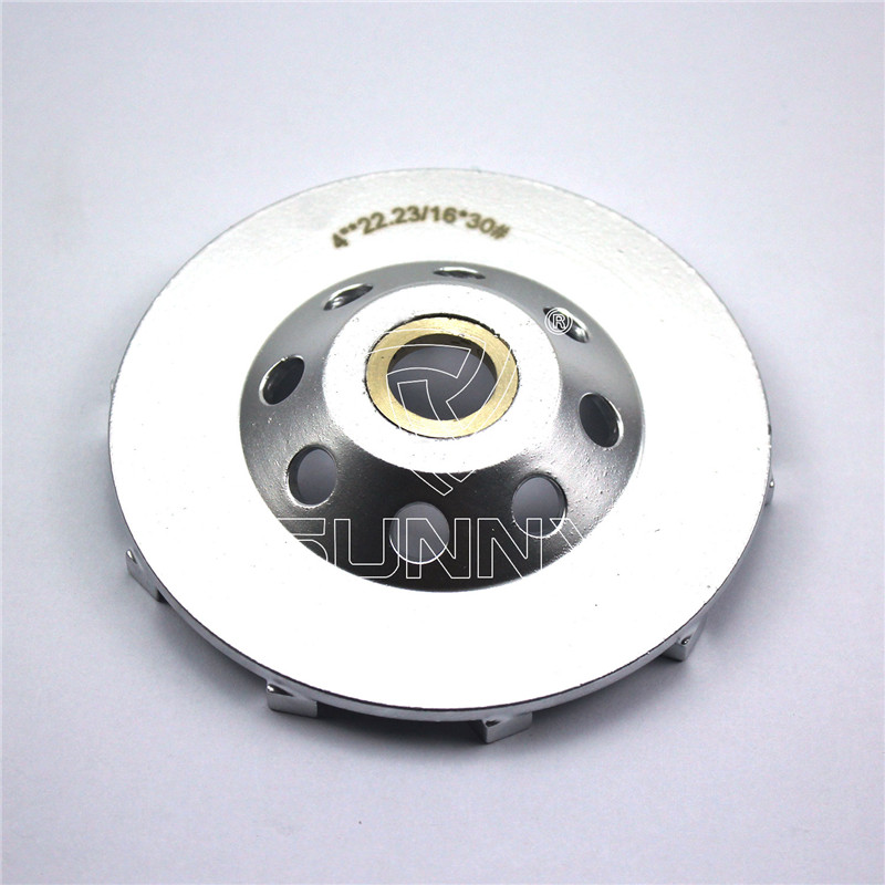 4 PACK 4 inch 4" Diamond segment grinding CUP wheel disc grinder concrete Gran 