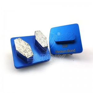 Abrasive nga Redi-Lock Husqvarna Diamond Grinding Segment nga Gibaligya