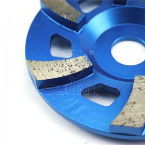 Fornecedores de roda copo de moagem de concreto durável de 125 mm