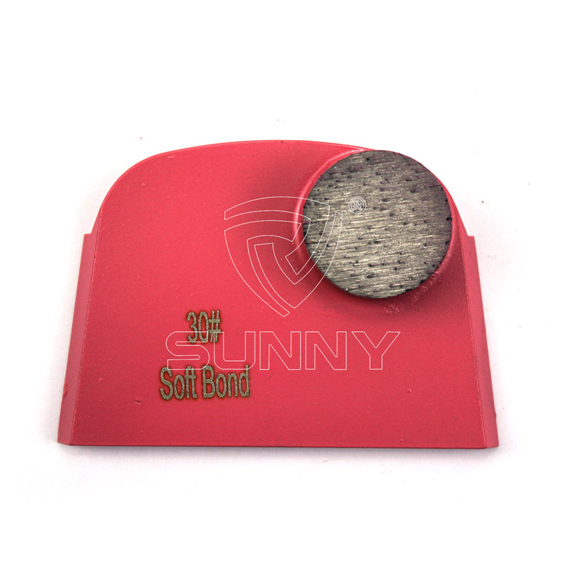 Factory supplied Marble Polishing Wheel - Metal Bonded Lavina Diamond Grinding Disc With One Round Segment – Sunny Superhard Tools