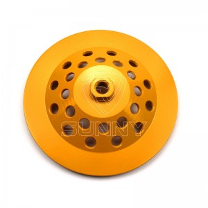7 นิ้ว PCD Diamond Cup Wheel สำหรับการถอดเคลือบพื้นอีพ็อกซี่