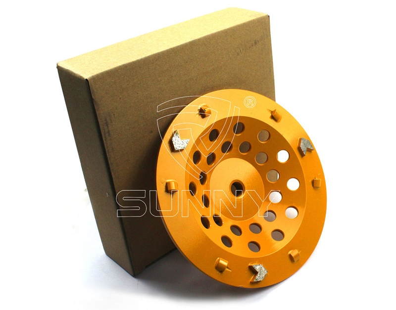 7 inch PCD diamond cup wheel for epoxy floor coating removals (5)_