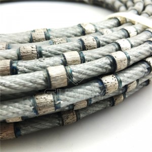 Scie à fil de granit en plastique de perles de scie à fil de diamant de 10,5 mm à vendre