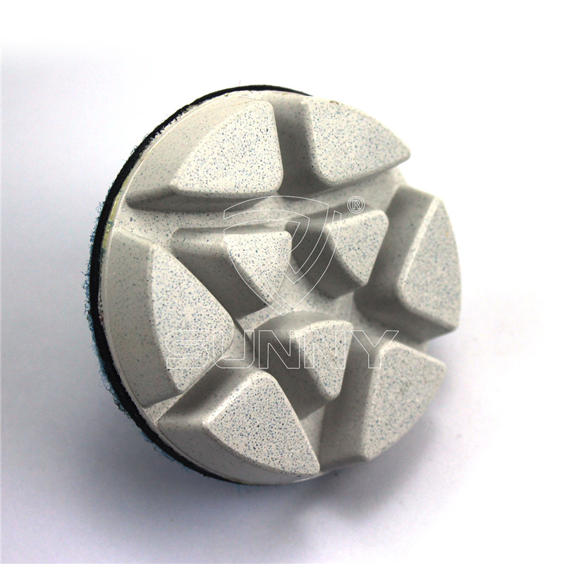 Thick Resin Bonded Diamond Polishing Pads For Polishing Concrete Granite Marble Floors
