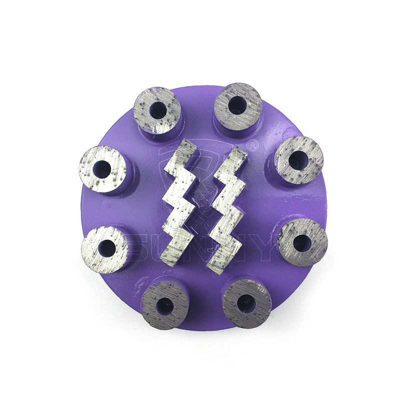 Unique Redi-Lock Husqvarna Diamond Grinding Puck For epoxy removal