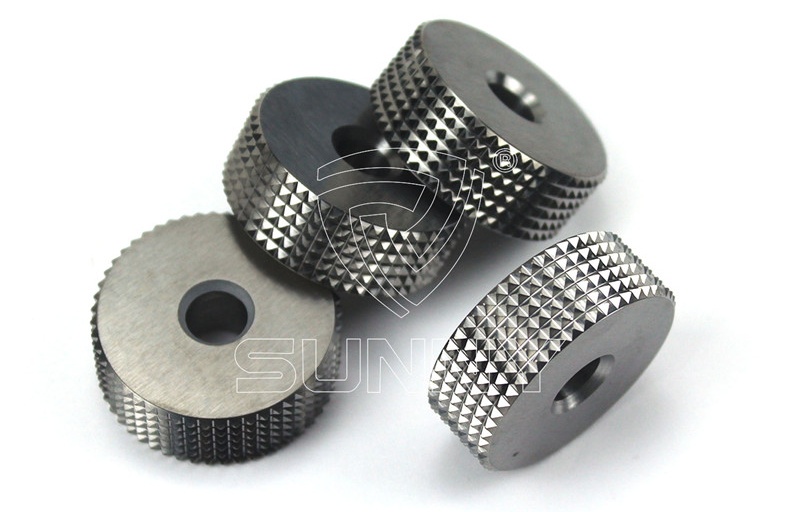Upgraded knurling type carbides