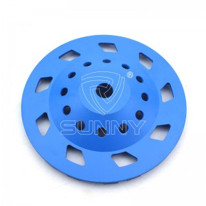 Tornado Type 7 Inch Diamond Cup Wheel For Concrete Ginding