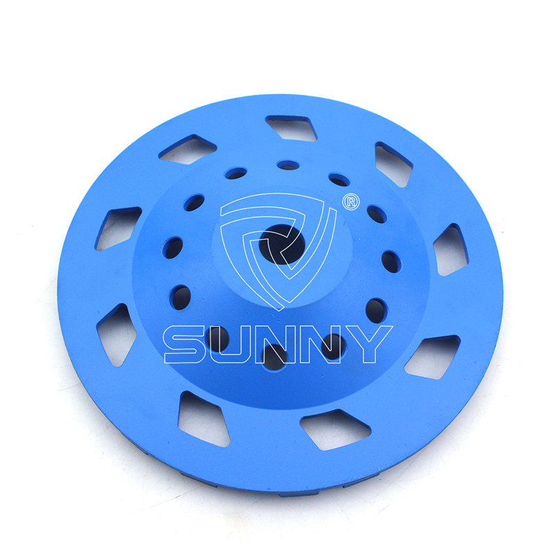 Tornado Type 7 Inch Diamond Cup Wheel For Concrete Grinding