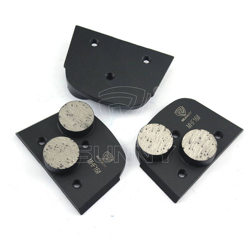 Matt Black Lavina Concrete Grinding Disc With 2 Round Segments