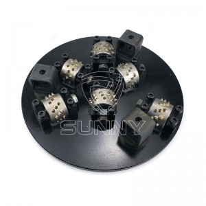 sink type bush hammer plate for automatic grinding disc (12)